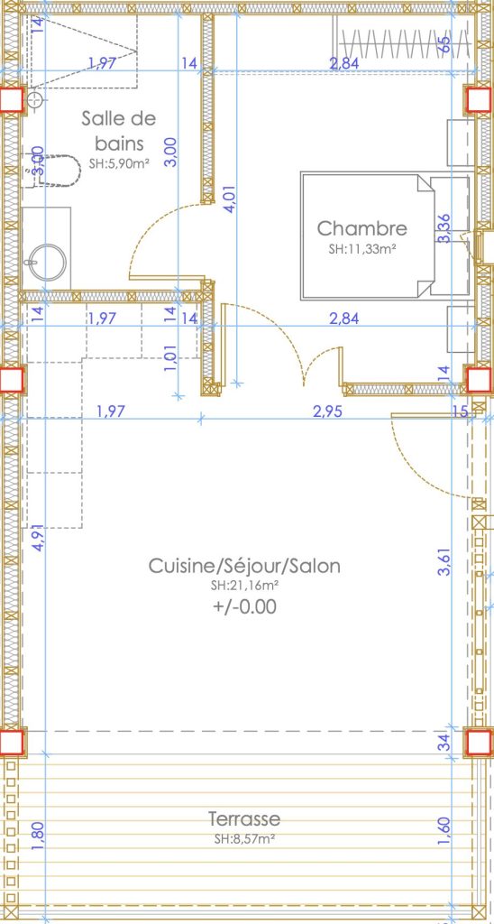 Gite le Ti-Punch - Plan du logement
