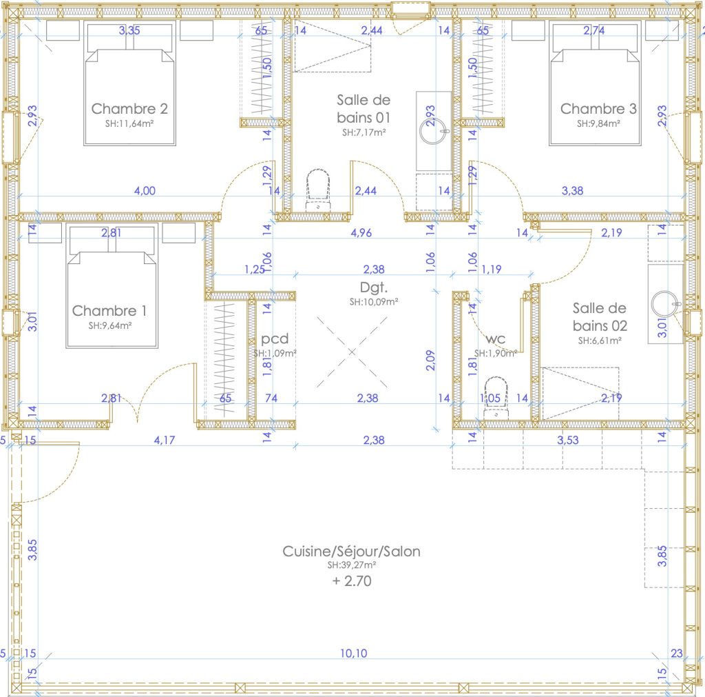 Villa Matouba - Plan du logement
