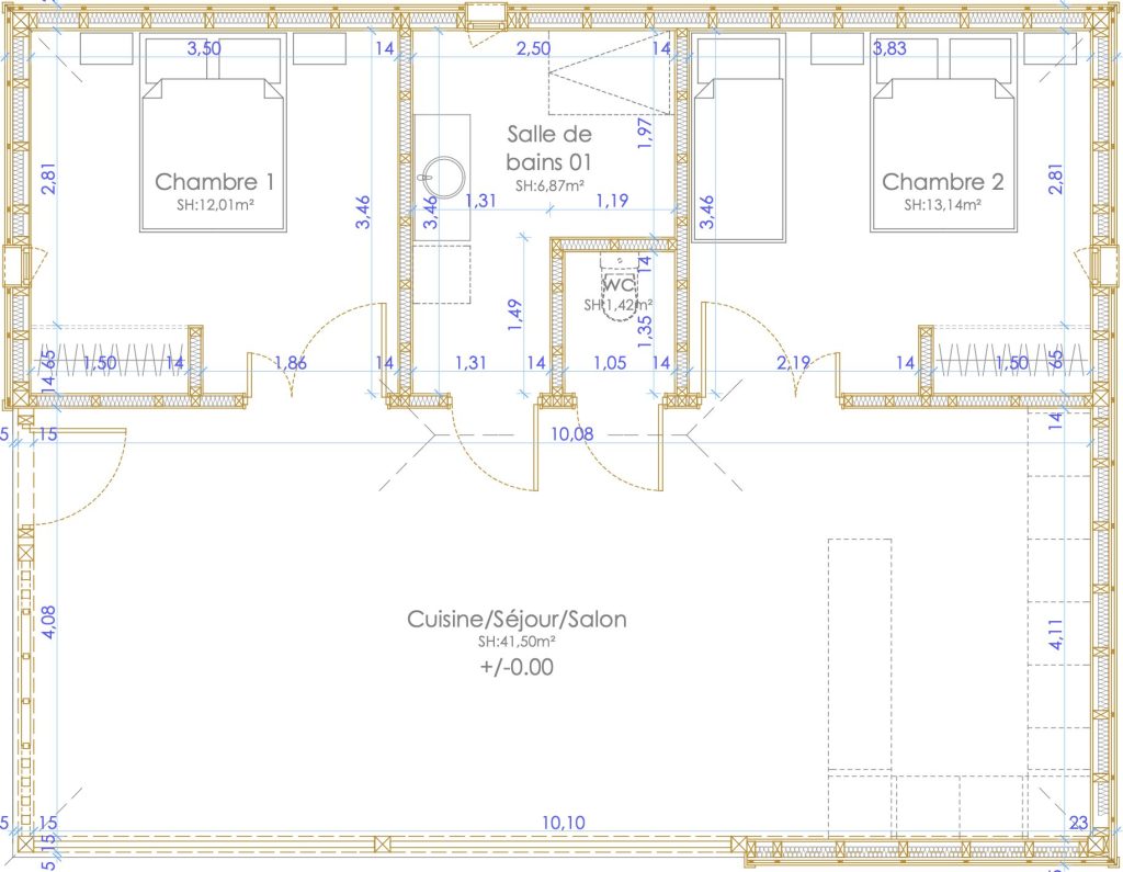 Villa Sofaïa - Plan du logement