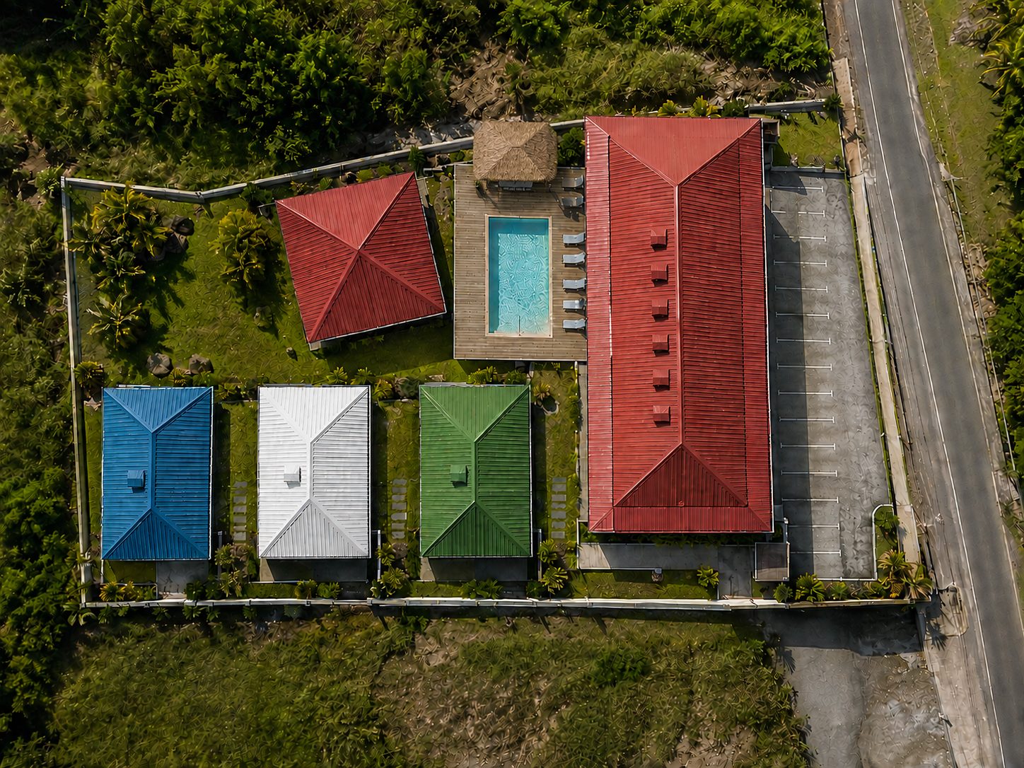 Plan de masse de La Baie des Villas